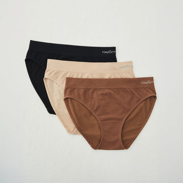 KnitForm Seamless Mid-Rise Brief, Set of 3